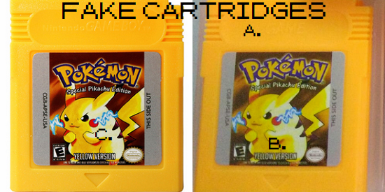Fake Yellow cartridges